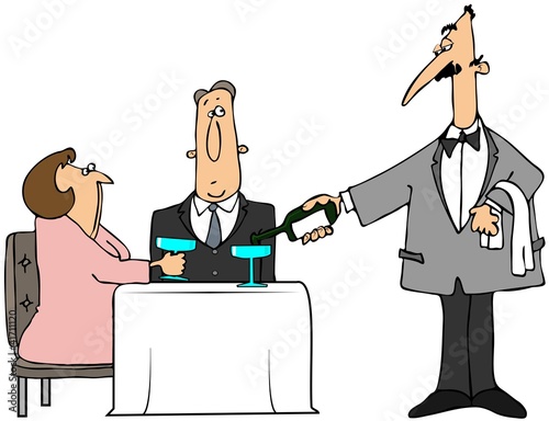 Illustration: Strange Waiter Strange Waiter