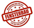 Sternen Stempel rot rel rt WMDFS FENSTERBAU