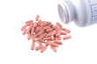 pills spilt from container pills spilt from container