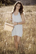 Girl in Hayfield