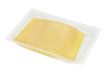 container with sliced ​ cheese