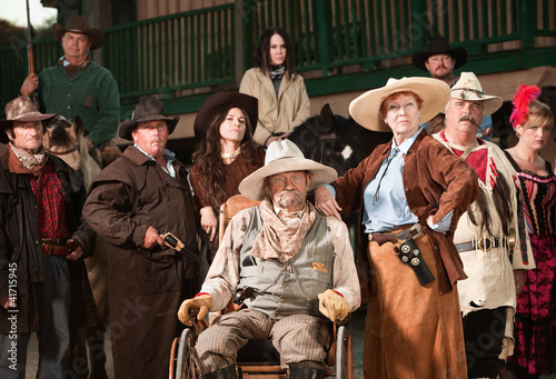 Photo: Old Cowboy and Wife Old Cowboy and Wife
