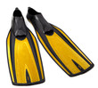 Swim fins on white background Swim fins on white background