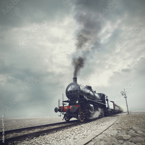 Photo: black train black train