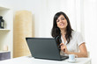 Photo: Woman and laptop Woman and laptop