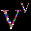 floral letter