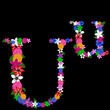 floral letter