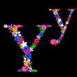 floral letter