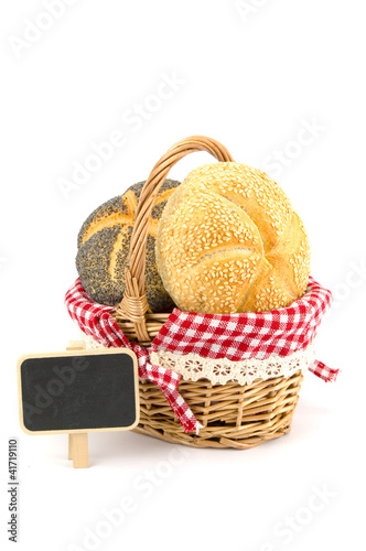Foto: Mohnbrötchen und Sesambrötchen Mohnbrötchen und Sesambrötchen