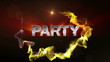 PARTY Text in Particle (Double Version) - HD1080 PARTY Text in Particle (Double Version) - HD1080