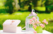 Vintage still life in the garden