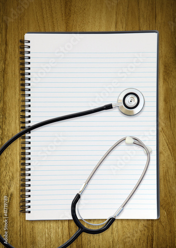 Photo: stethoscope notebook stethoscope notebook