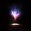 Creative dynamic, magic fire Illustrations.