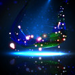 Creative dynamic element, shiny space illustration eps10