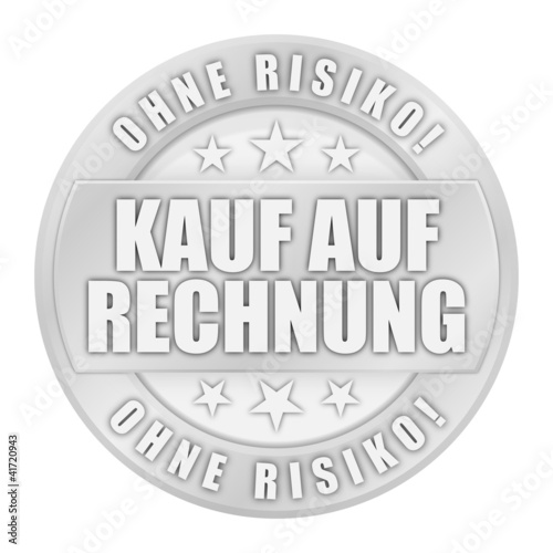 Illustration: button 201204 kauf auf rechnung ohne risiko I button 201204 kauf auf rechnung ohne risiko I