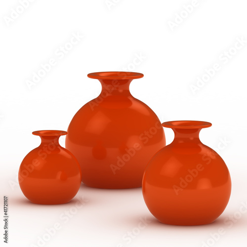 Illustration: Orange vases Orange vases