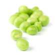 Pea bean isolated on white
