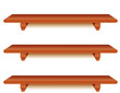 Wide Cherry Wood Wall Shelves for books and treasures.
