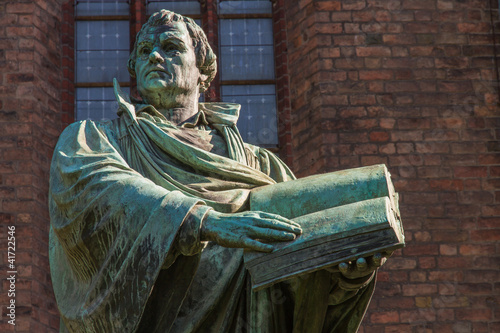 Photo: Statue of Martin Luther in downtown Berlin Statue of Martin Luther in downtown Berlin