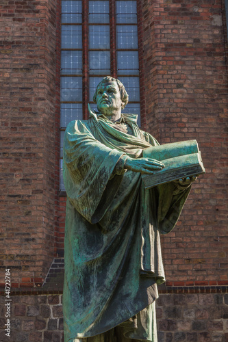 Photo: Statue of Martin Luther in downtown Berlin Statue of Martin Luther in downtown Berlin