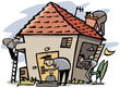 Scene of 4 thieves break into house