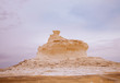 The limestone formation rocks in the White Desert, Egypt The limestone formation rocks in the White Desert, Egypt