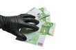 Photo: Thief stealing money Thief stealing money