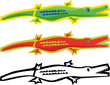 Abstract Alligator Abstract Alligator