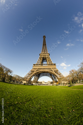 Photo: Clouds and Sky Colors above Eiffel Tower Clouds and Sky Colors above Eiffel Tower