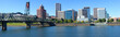 Portland skyline panorama.
