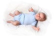 Little newborn baby boy
