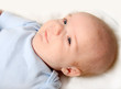 Foto: Little newborn baby boy smiling Little newborn baby boy smiling