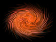 orange spiral creation