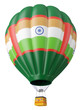 Multi-colored balloon
