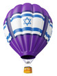 Multi-colored balloon