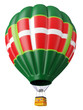 Multi-colored balloon