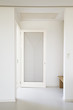 White wall and the opened door White wall and the opened door