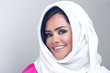 sensual portrait of a fresh beauty arabian girl with hijab