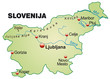 overview map of slovenia overview map of slovenia