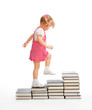 walk up the educational steps