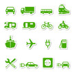 Sticker Set grün Verkehr