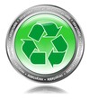 Recyclable - Button grün