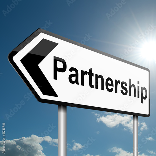 Illustration: Partnership concept. Partnership concept.