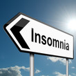 Insomnia concept.