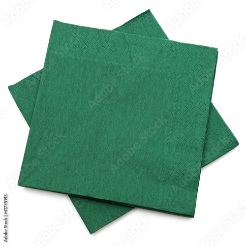 Photo: green napkins green napkins