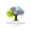 logo-music-tree, logo musique