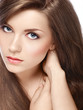 closeup portrait of attractive girl