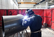 Welder at work