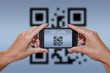 Photo: QR code, m-commerce QR code, m-commerce