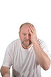 man in despair